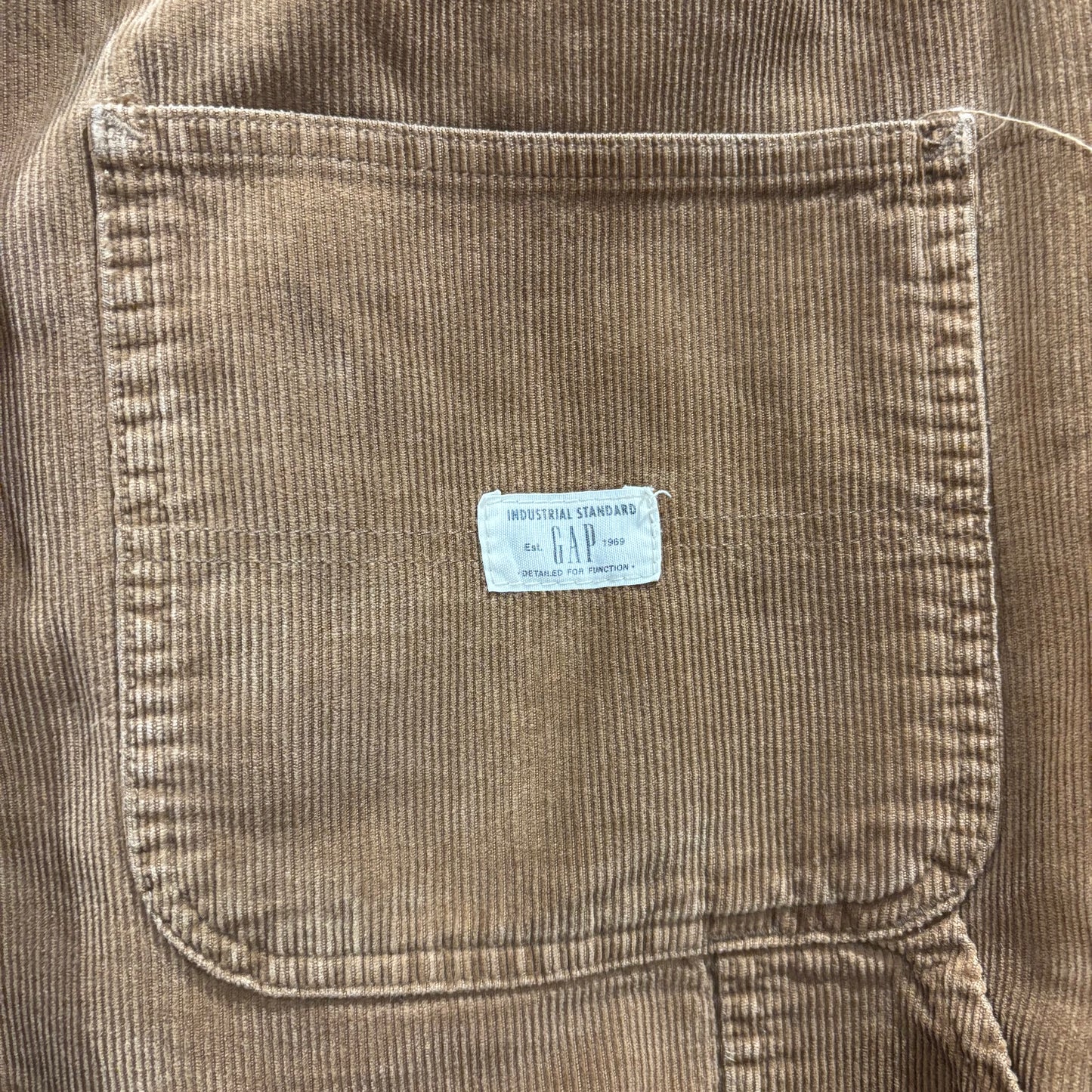 90-00's GAP コーデュロイ carpenter カーペンターパンツ ブラウン (32×32)/B4161P-SO