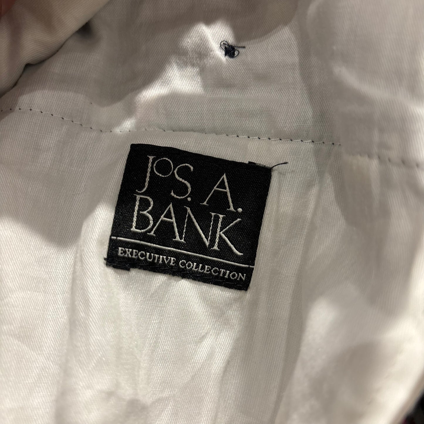 90-00's JOS.A.BANK ジョス・エー・バンク パッチワーク マドラスチェック マルチカラー マドラスチェック(ネイビー×ホワイト基調) (35×29)/B2