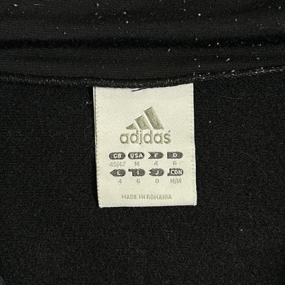 00's adidas トラックジャケット 黒銀 (M)/A1313J-SO