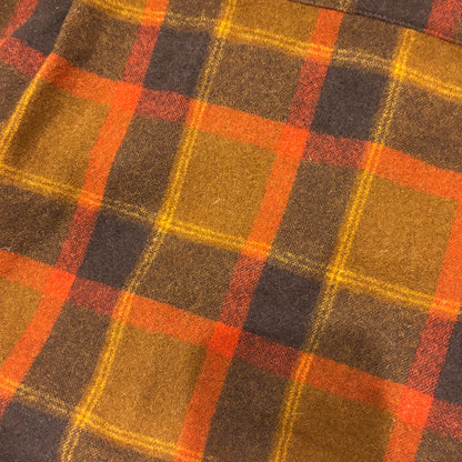 70's Pendleton ボードシャツ チェック 茶橙焦茶 (S)/A8724S-SO