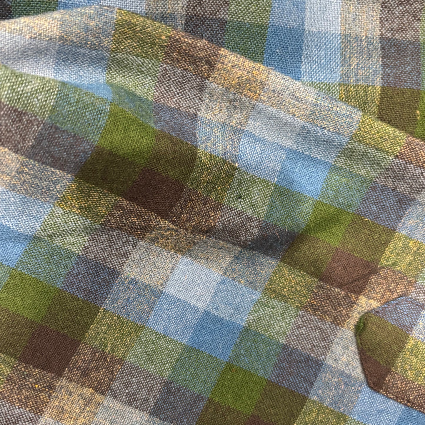 60's Pendleton ボードシャツ チェック 青緑紺 (S)/A8668S-SO