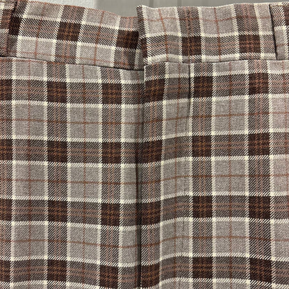 70-80's Hubbard Slacks ハバード・スラックス ベージュ×ブラウン×ホワイト (不明)/B4159P-SO