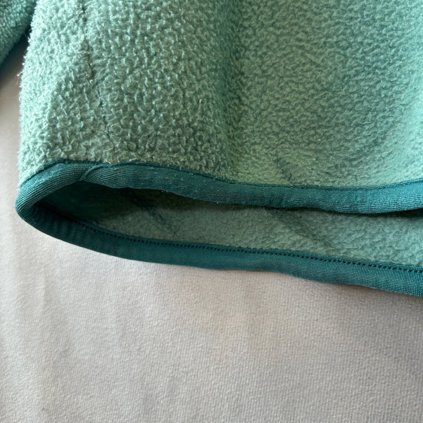 90's Patagonia パタゴニア スナップT フリースプルオーバー Sea Green/Ink Blue (M)/C0213F-SO