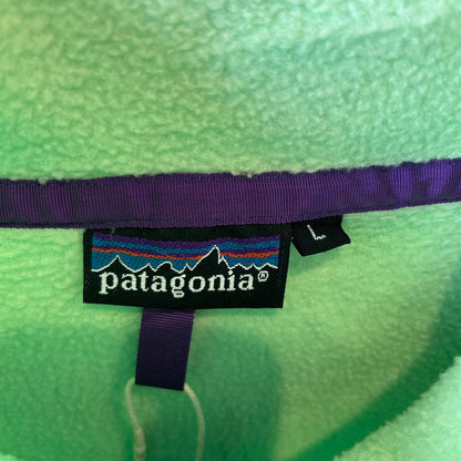 1991 Patagonia パタゴニア スナップT フリースプルオーバー アップルグリーン (L)/C0212F-SO