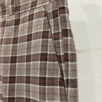 70-80's Hubbard Slacks ハバード・スラックス ベージュ×ブラウン×ホワイト (不明)/B4159P-SO