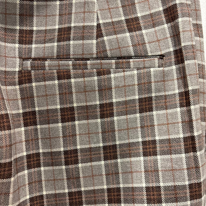 70-80's Hubbard Slacks ハバード・スラックス ベージュ×ブラウン×ホワイト (不明)/B4159P-SO