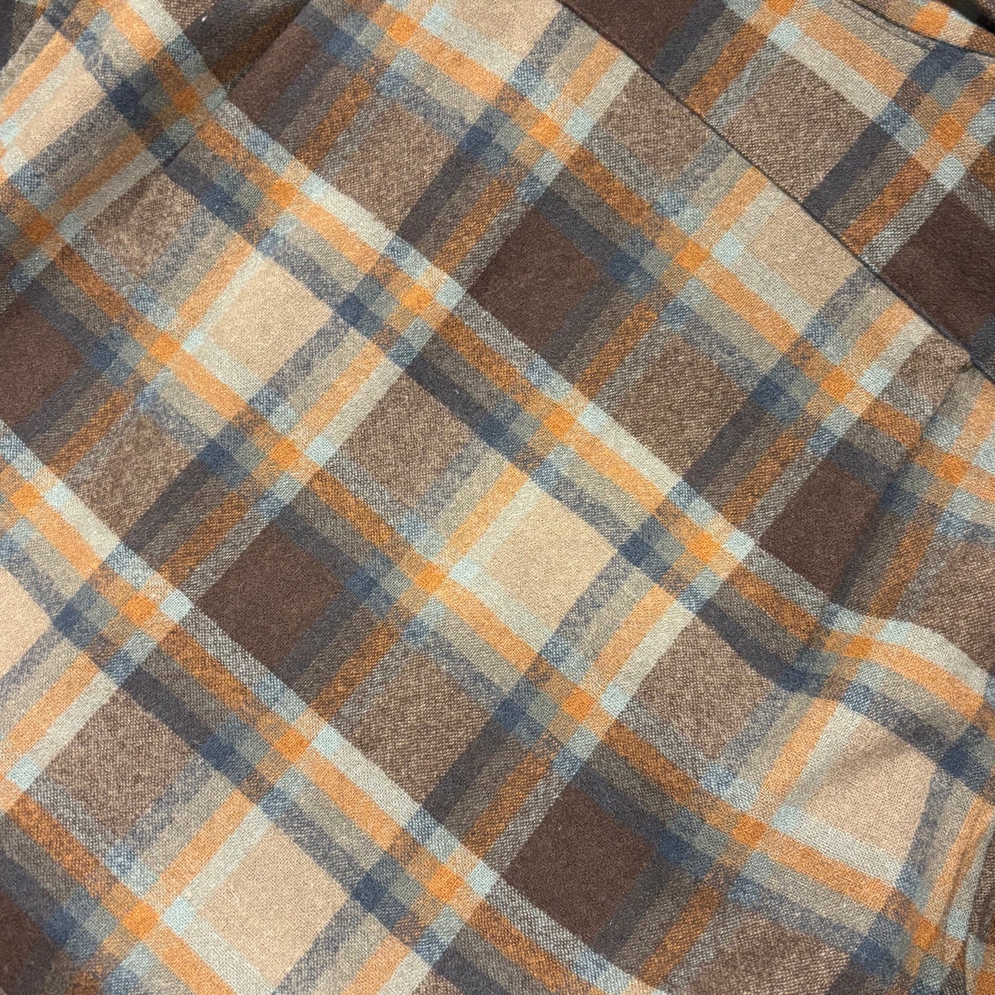 70's Pendleton ボードシャツ チェック 茶橙黒 (S)/A8246S-SO