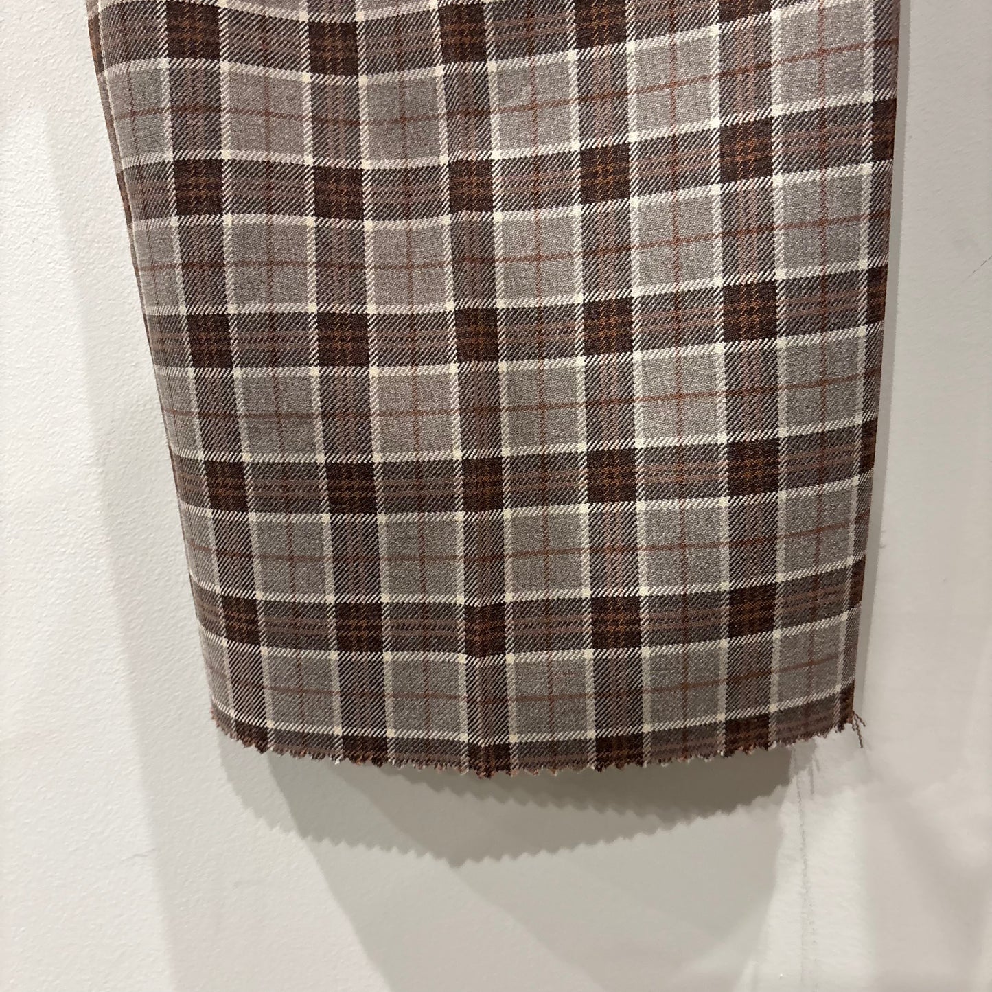 70-80's Hubbard Slacks ハバード・スラックス ベージュ×ブラウン×ホワイト (不明)/B4159P-SO