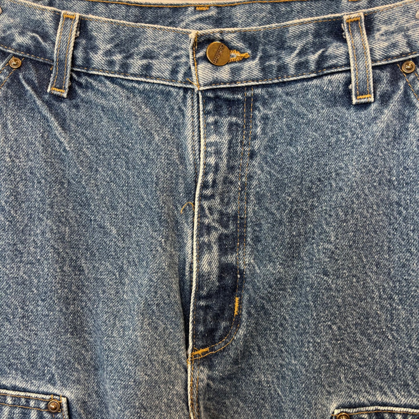 00's Carhartt カーハート ダブルニー デニムペインターパンツ B73 DST (33×32)/C0457P-SO
