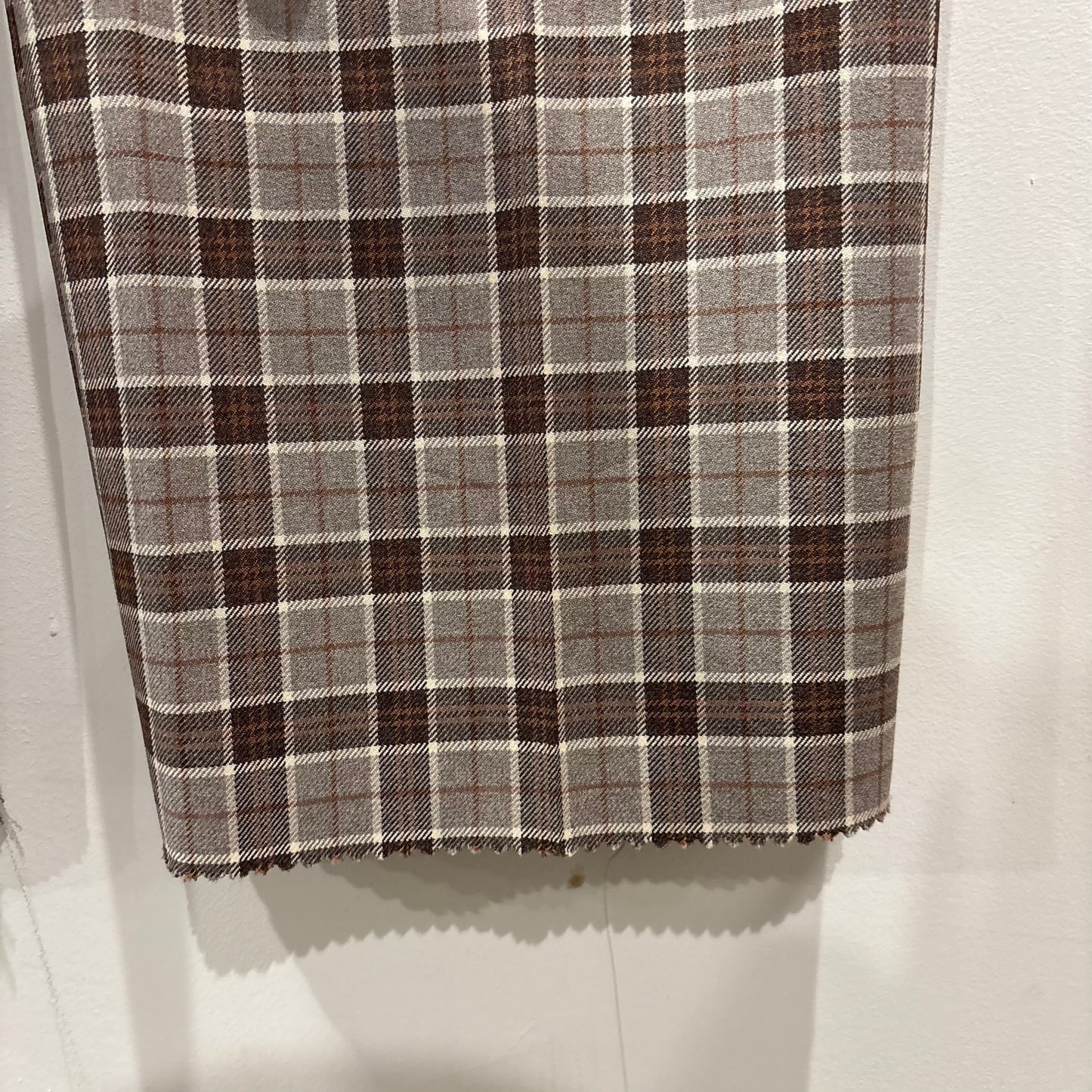 70-80's Hubbard Slacks ハバード・スラックス ベージュ×ブラウン×ホワイト (不明)/B4159P-SO