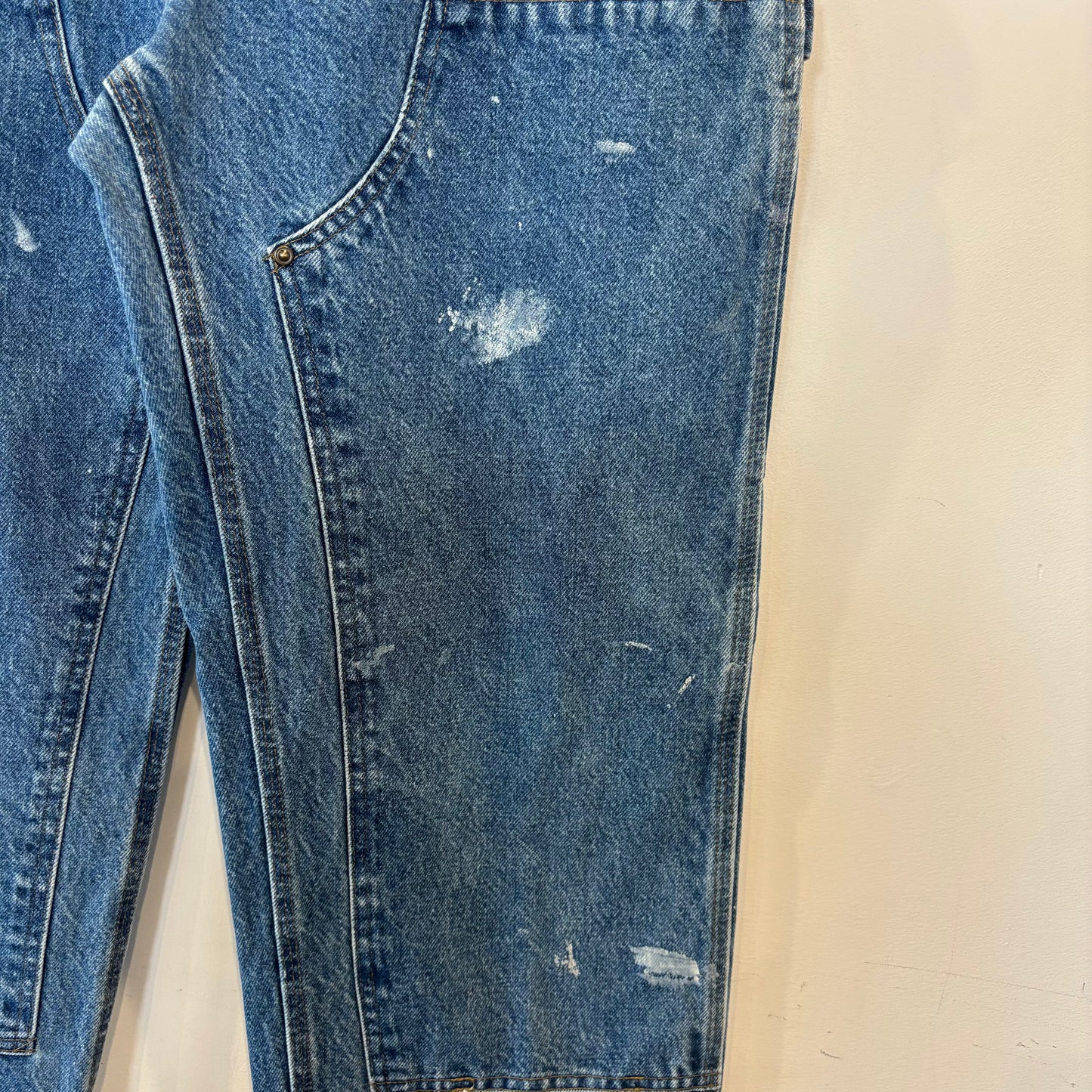 00's Carhartt カーハート ダブルニー デニムペインターパンツ B73 DST (33×32)/C0457P-SO