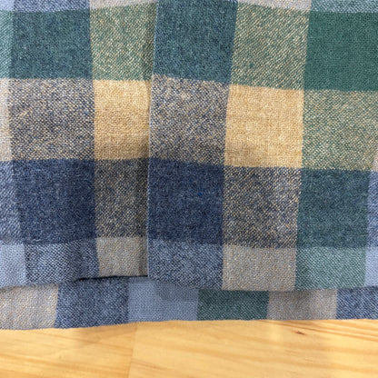 70's Pendleton ボードシャツ チェック 緑青灰 (S)/A8722S-SO