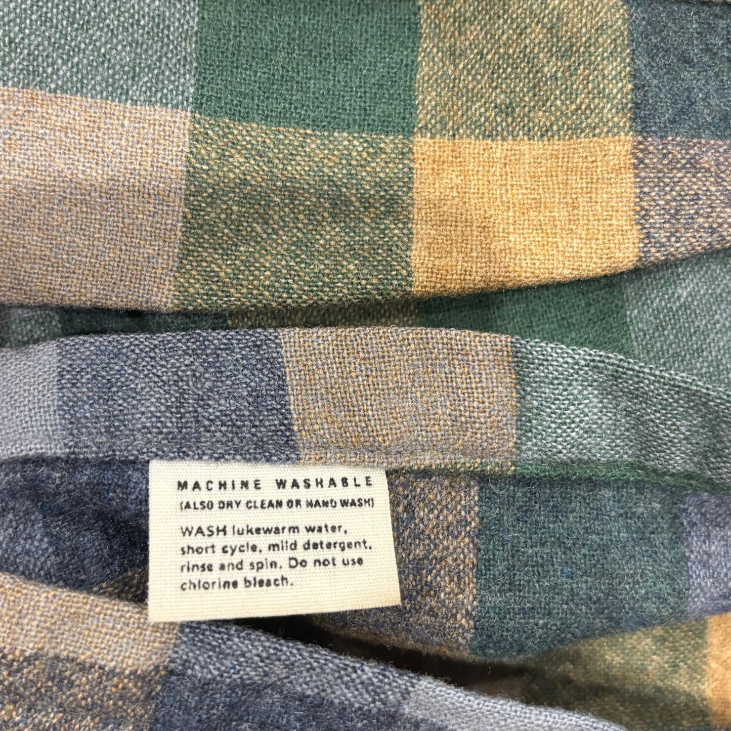 70's Pendleton ボードシャツ チェック 緑青灰 (S)/A8722S-SO