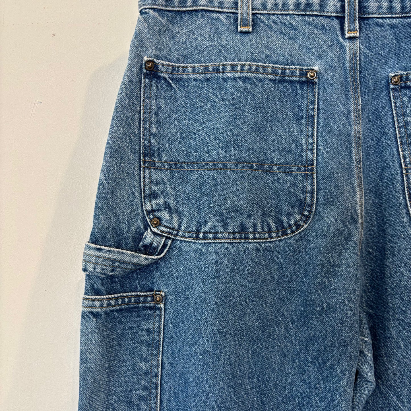 00's Carhartt カーハート ダブルニー デニムペインターパンツ B73 DST (33×32)/C0457P-SO