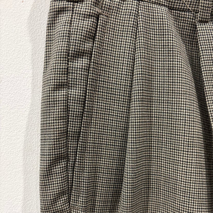 80-90's LANDS'END ランズエンド DIRECT MERCHANTS スラックス ベージュ×ブラウン (W37)/C0855P-SO