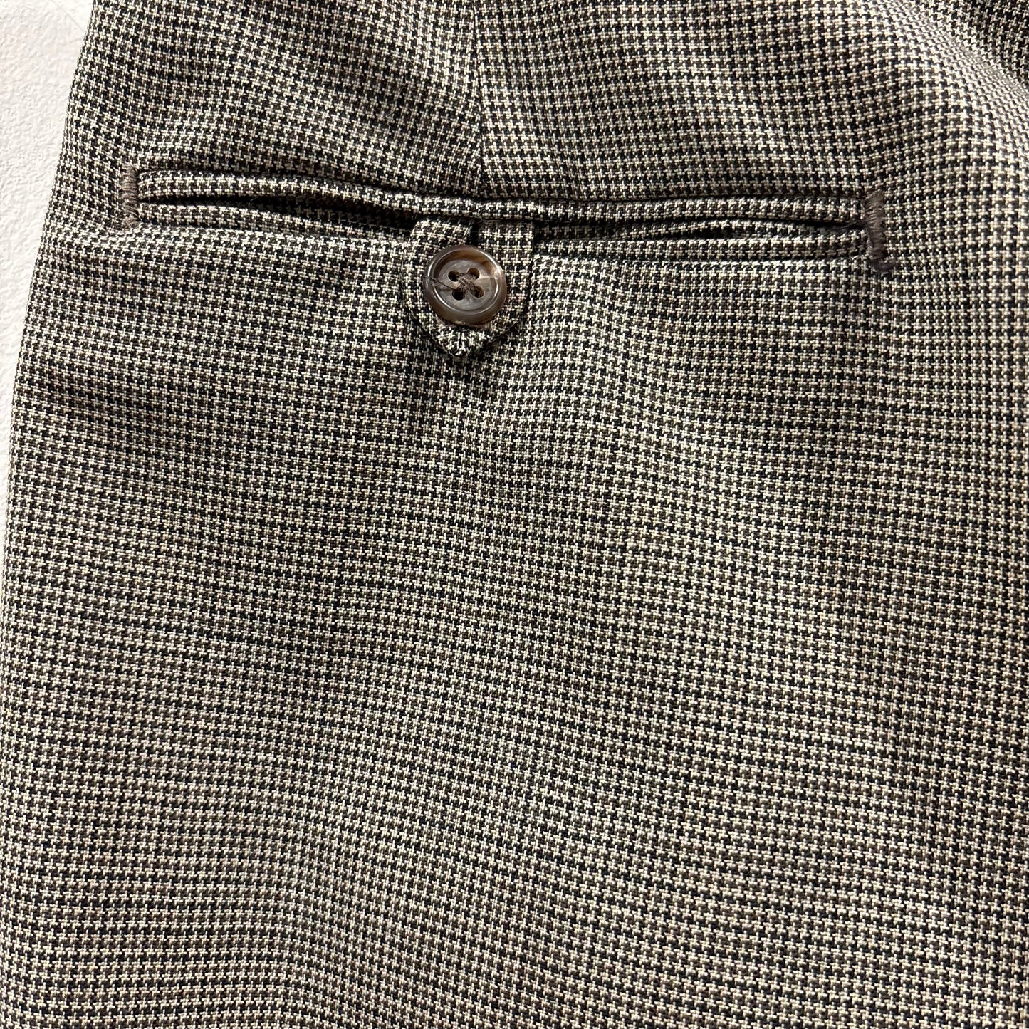80-90's LANDS'END ランズエンド DIRECT MERCHANTS スラックス ベージュ×ブラウン (W37)/C0855P-SO