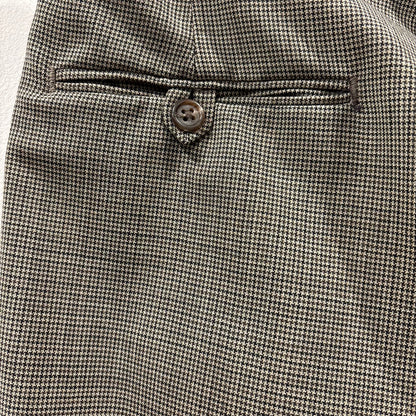 80-90's LANDS'END ランズエンド DIRECT MERCHANTS スラックス ベージュ×ブラウン (W37)/C0855P-SO