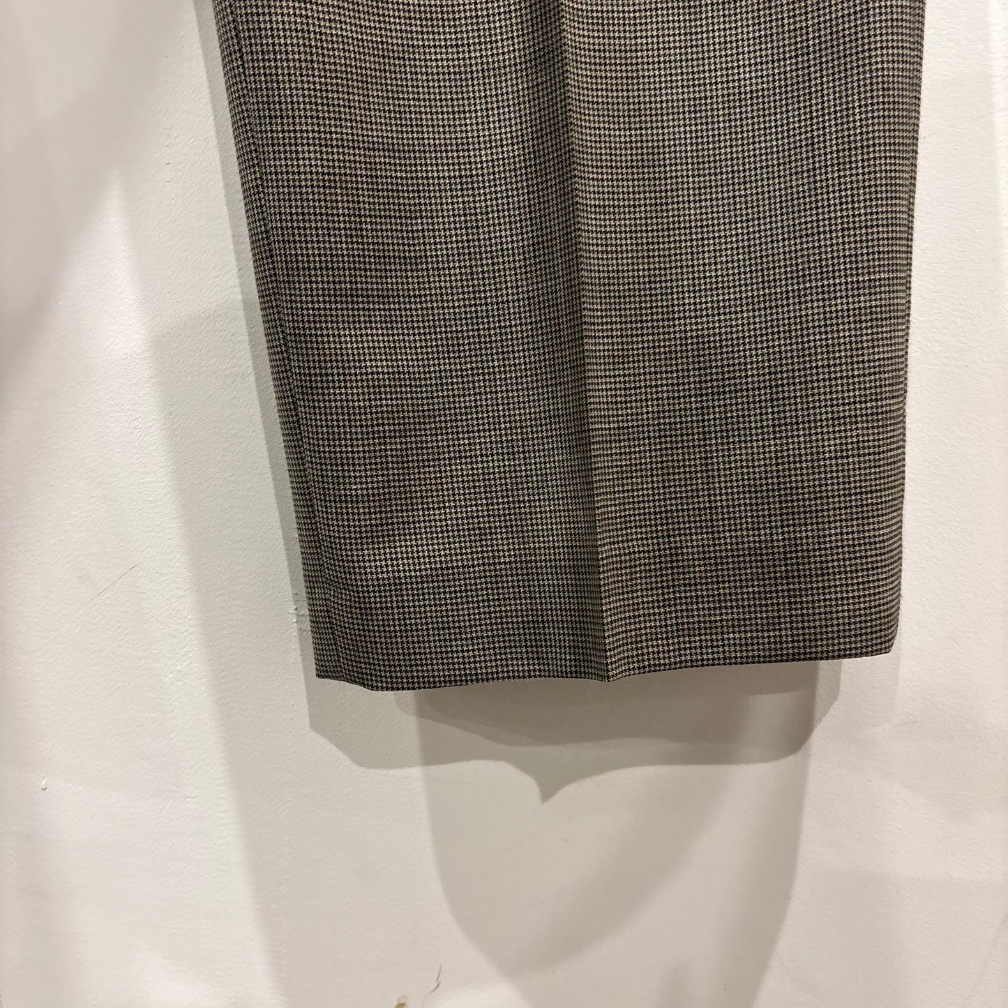 80-90's LANDS'END ランズエンド DIRECT MERCHANTS スラックス ベージュ×ブラウン (W37)/C0855P-SO