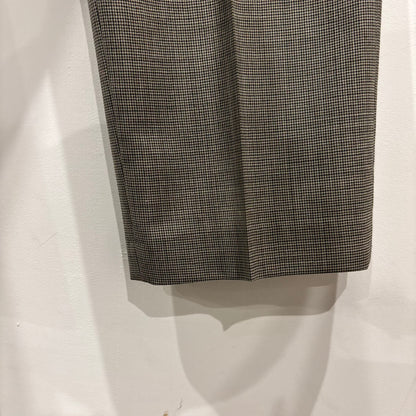 80-90's LANDS'END ランズエンド DIRECT MERCHANTS スラックス ベージュ×ブラウン (W37)/C0855P-SO
