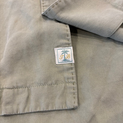 Tommy Bahama シルク オープンカラーシャツ ライトオリーブ (L)/B3680SH-SO