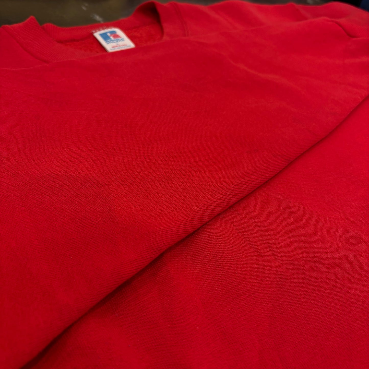 90's  Russell Athletic ラッセル 無地スウェット 赤 (L) /A7767S-SO