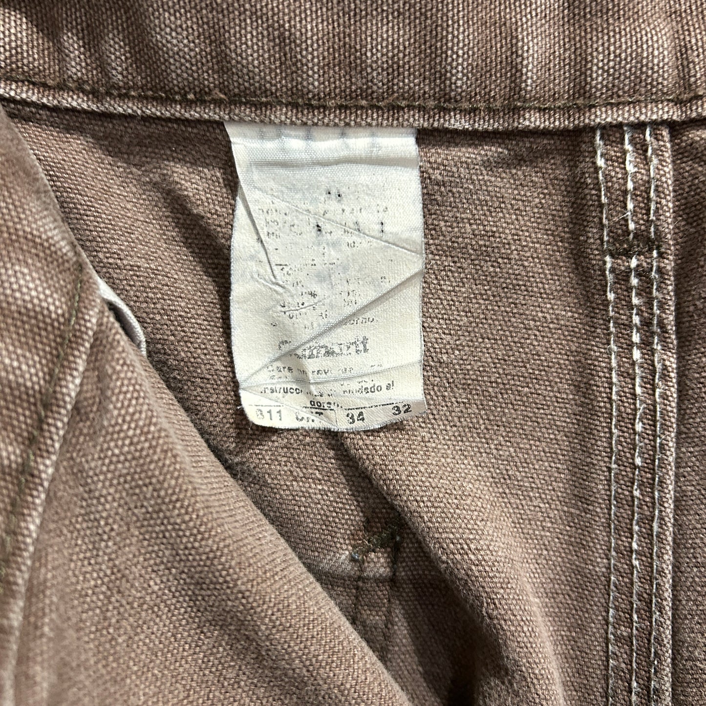 00's~ Carhartt カーハート ダックペインターパンツ 茶(34×32)/A8366P-SO