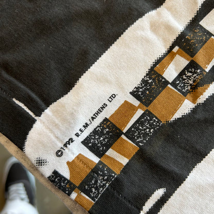 90's R.E.M ”RADIO SONG"オールオーバープリントTシャツ Lee 白(XL)/A6717T-SO