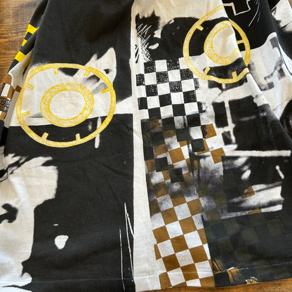 90's R.E.M ”RADIO SONG"オールオーバープリントTシャツ Lee 白(XL)/A6717T-SO