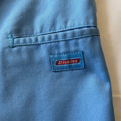 90's Dickies ディッキーズ ハーフパンツ ワークショーツ 42283 ライトブルー 廃盤カラー/C1194P-SO