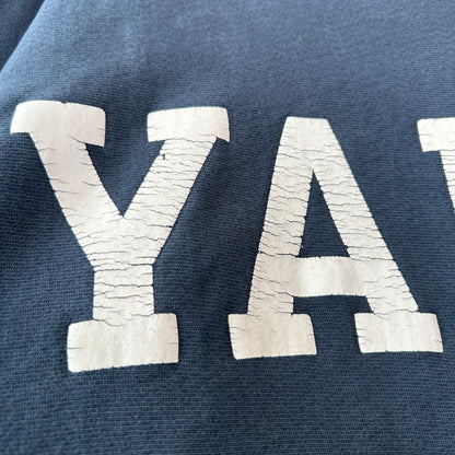 90's Champion Reverse Weave リバースウィーブ YALE カレッジプリントスウェット ネイビー(XXL)/C0265R-SO
