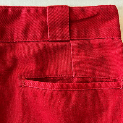 Dickies ディッキーズ ハーフパンツ ワークショーツ レッド 42283ER (W32)/C1192P-SO