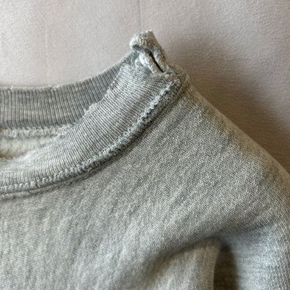 80's Champion リバースウィーブ AIR FORCE ATHLETIC カプセル３段プリント スウェット ミリタリー(XL)/C0268R-SO