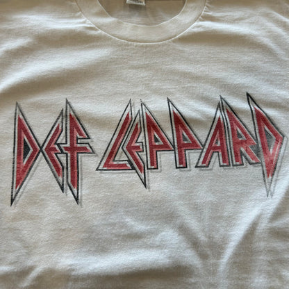 00's DEF LEPPARD デフレパード Euphoria 2000ツアーTシャツ Giant 白(XL)/A7064T-SO