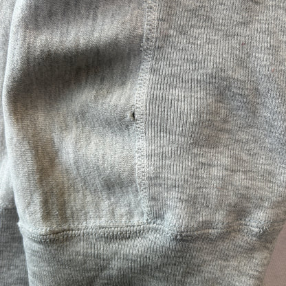 80's Champion リバースウィーブ AIR FORCE ATHLETIC カプセル３段プリント スウェット ミリタリー(XL)/C0268R-SO