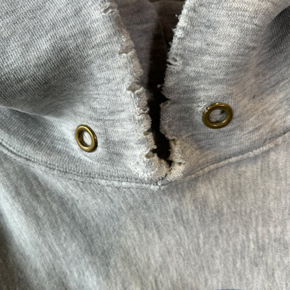 80's Champion Reverse Weave リバースウィーブ U.S.NAVY 染み込みプリント フーディー グレー(L)/C0251R0-SO