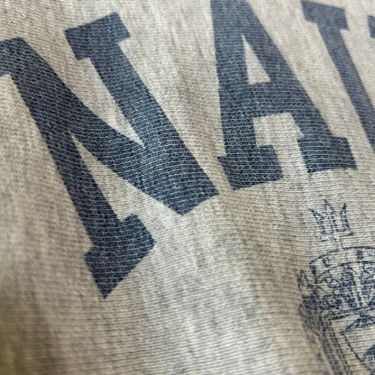 80's Champion Reverse Weave リバースウィーブ U.S.NAVY 染み込みプリント フーディー グレー(L)/C0251R0-SO