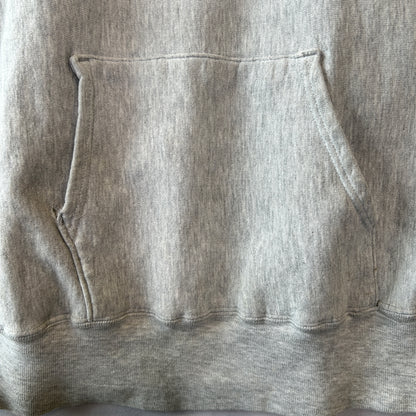 80's Champion Reverse Weave リバースウィーブ U.S.NAVY 染み込みプリント フーディー グレー(L)/C0251R0-SO