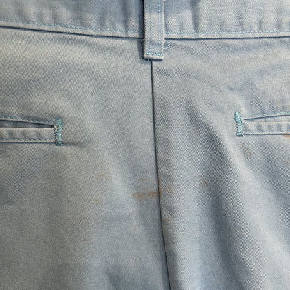 90's Dickies ディッキーズ ハーフパンツ ワークショーツ 42283 ライトブルー 廃盤カラー/C1194P-SO