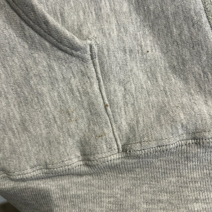 80's Champion Reverse Weave リバースウィーブ U.S.NAVY 染み込みプリント フーディー グレー(L)/C0251R0-SO