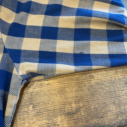 80's Levi's for men flannel shirt リーバイス ネルシャツ ベージュ ブルー (不明)/A8953SH-SO