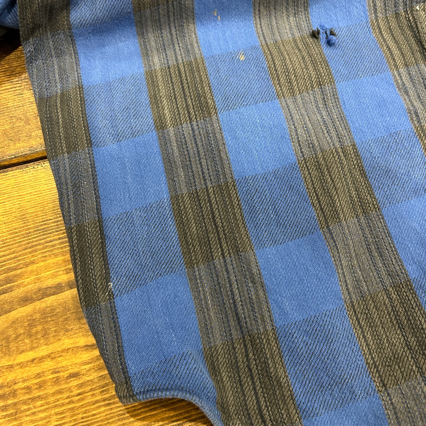 90's ~ NORTH CREST flannel shirt ノースクレスト ネルシャツ ブルー グレー (XL)/A8819SH-SO