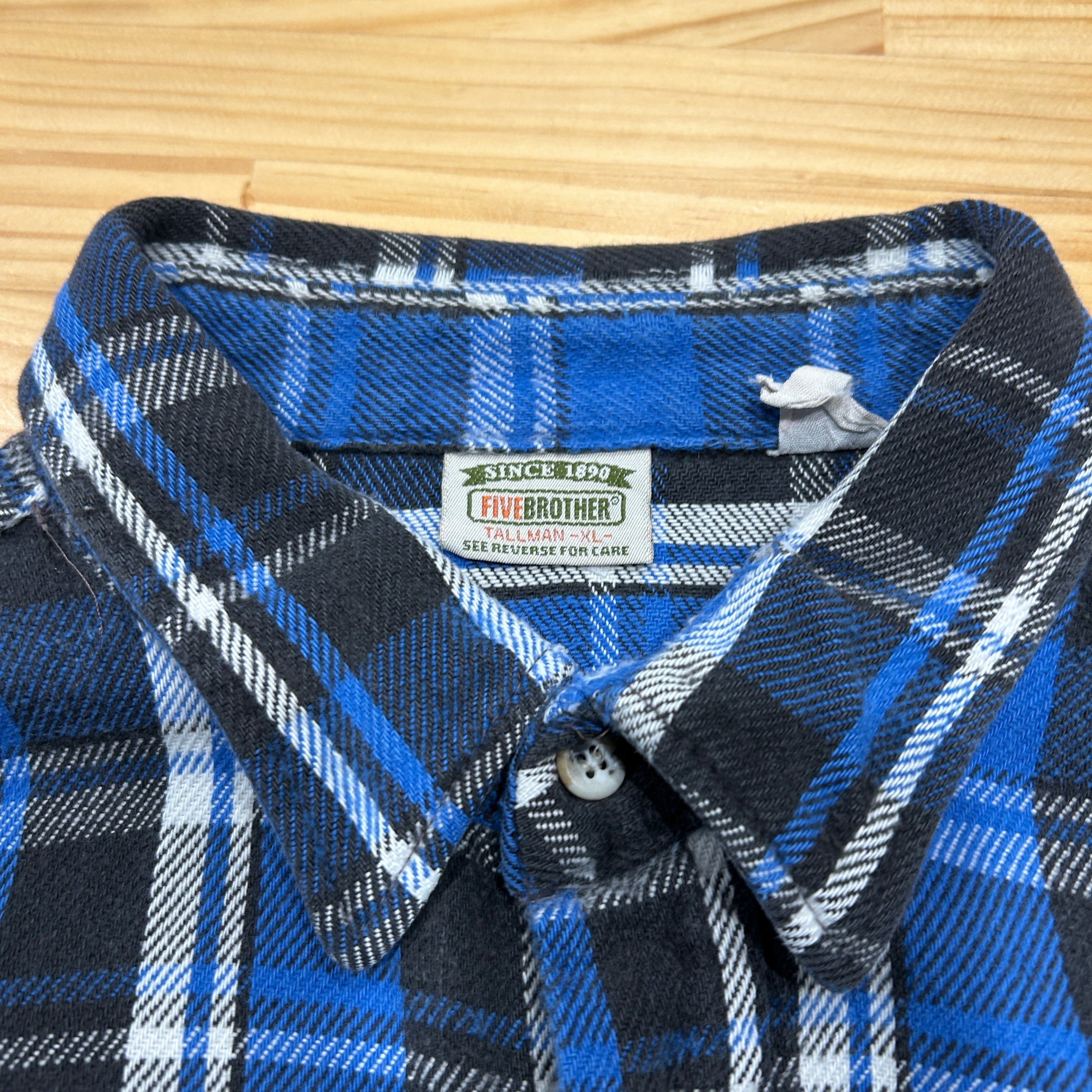 90's FIVE BROTHER ファイブブラザー ネルシャツ 90's ~ FIVE BROTHER flannel shirt ファイブブラザー ネルシャツ