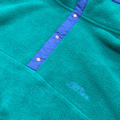 90's L.L.Bean スナップTタイプ フリースプルオーバー (サイズ不明)/B1438F-SO