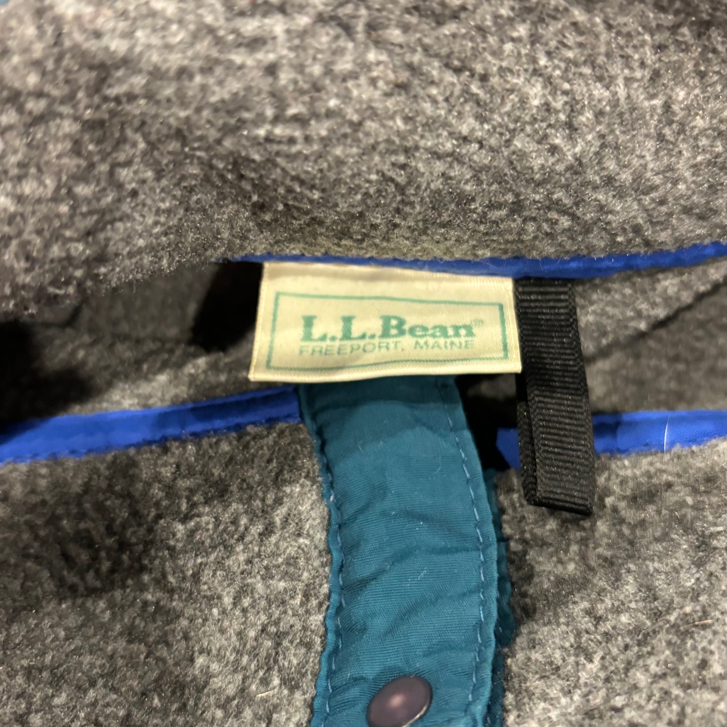 90's L.L.Bean スナップTタイプ フリース グレー (サイズ不明)/A8810F-SO