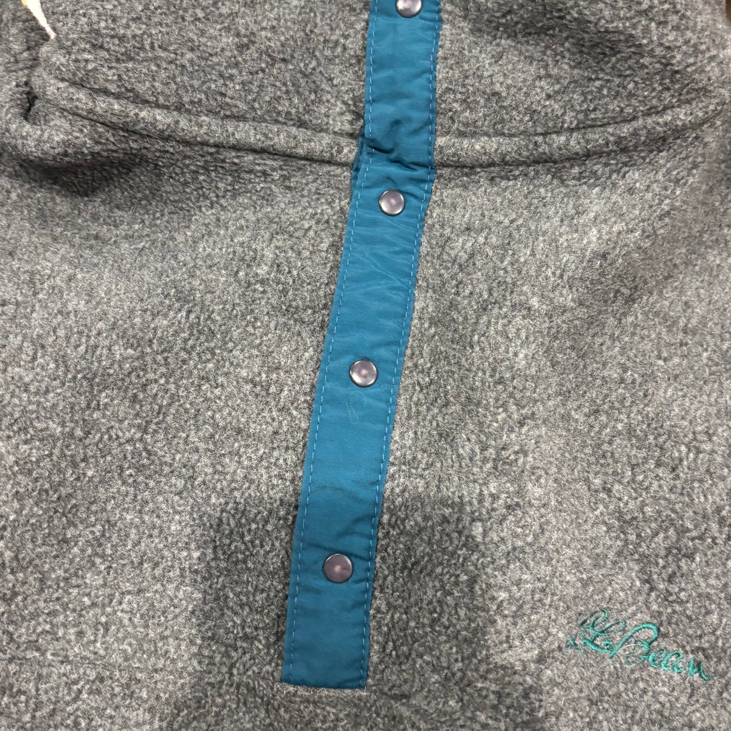 90's L.L.Bean スナップTタイプ フリース グレー (サイズ不明)/A8810F-SO