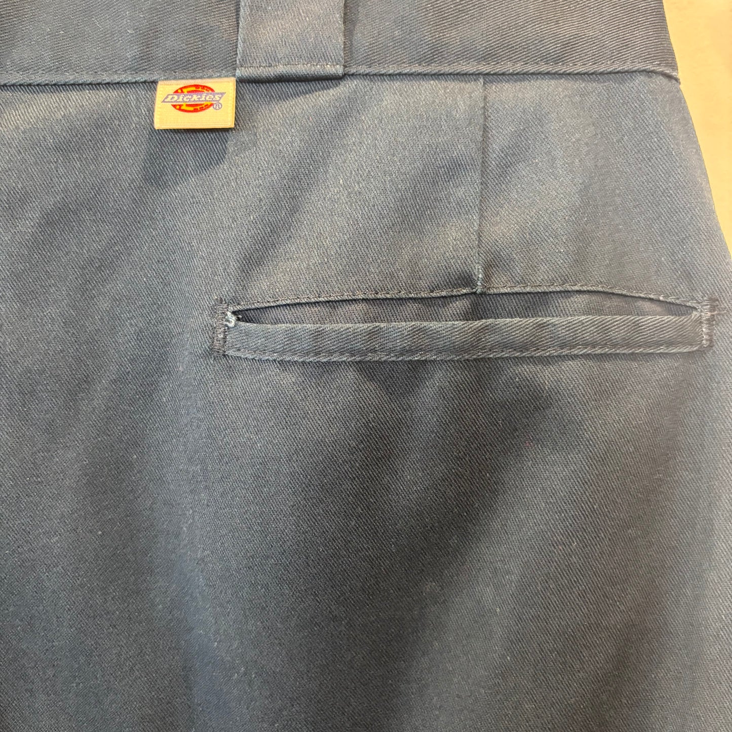 80's Dickies 874 ディッキーズ チビタグ チノパン ワークパンツ 紺 (38×34)/B3684P-SO
