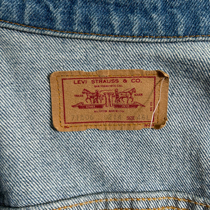 90's Levis Gジャン 71506 青 (46L)/A0843J-S