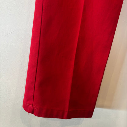 90's Dickies 874 ディッキーズ チノパン ワークパンツ 赤 (34×33)/C0752P-SO