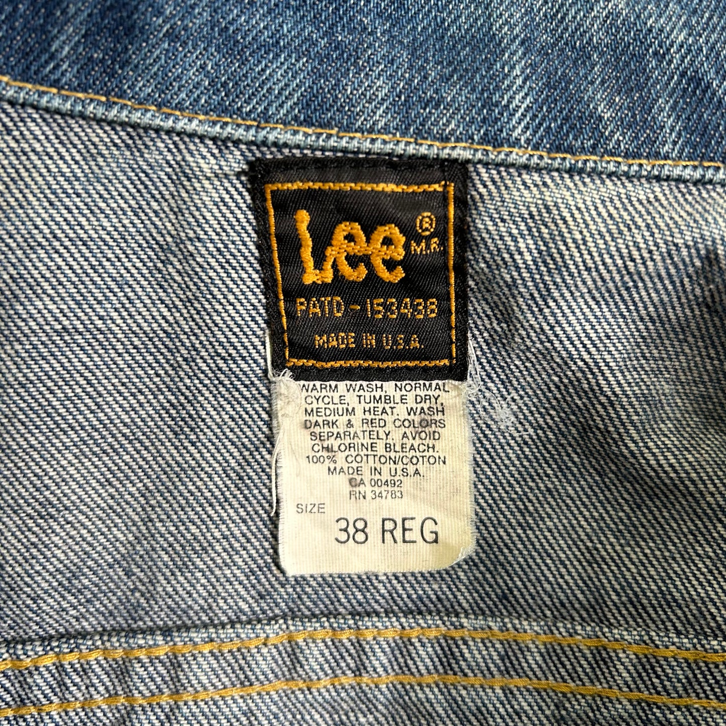 80's Lee デニムジャケット (38REG)/A4724J-SO