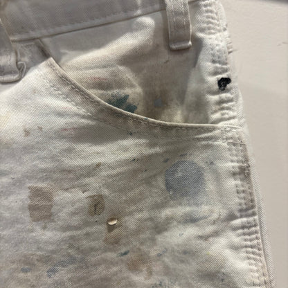 00's Dickies ディッキーズ ペインター ワークパンツ 白 (32×30)/B3703P-SO